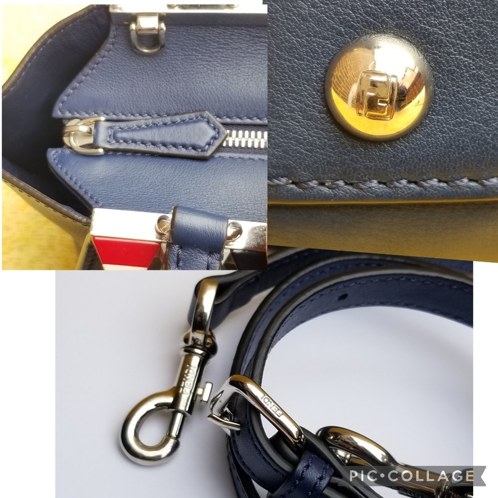 Fendi Petite 3Jours Studded Leather satchel handbag - Picture 14 of 16